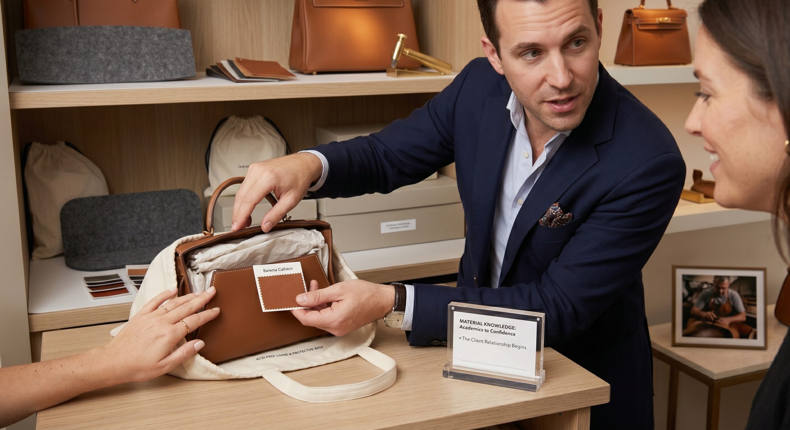 Hermes boutique leather knowledge buyer advantage Birkin Kelly selection