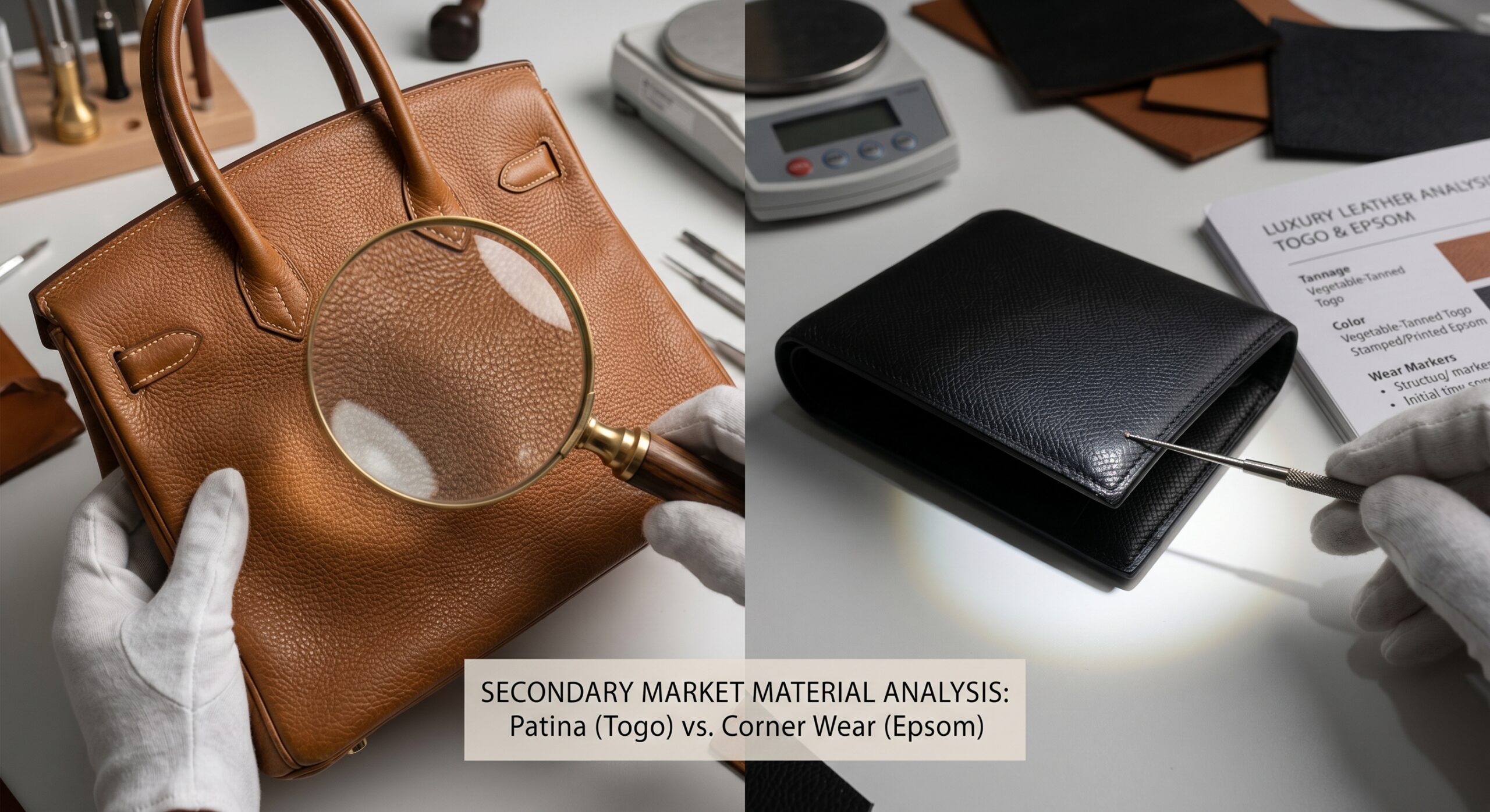 Hermes secondary market leather condition assessment knowledge advantage patina