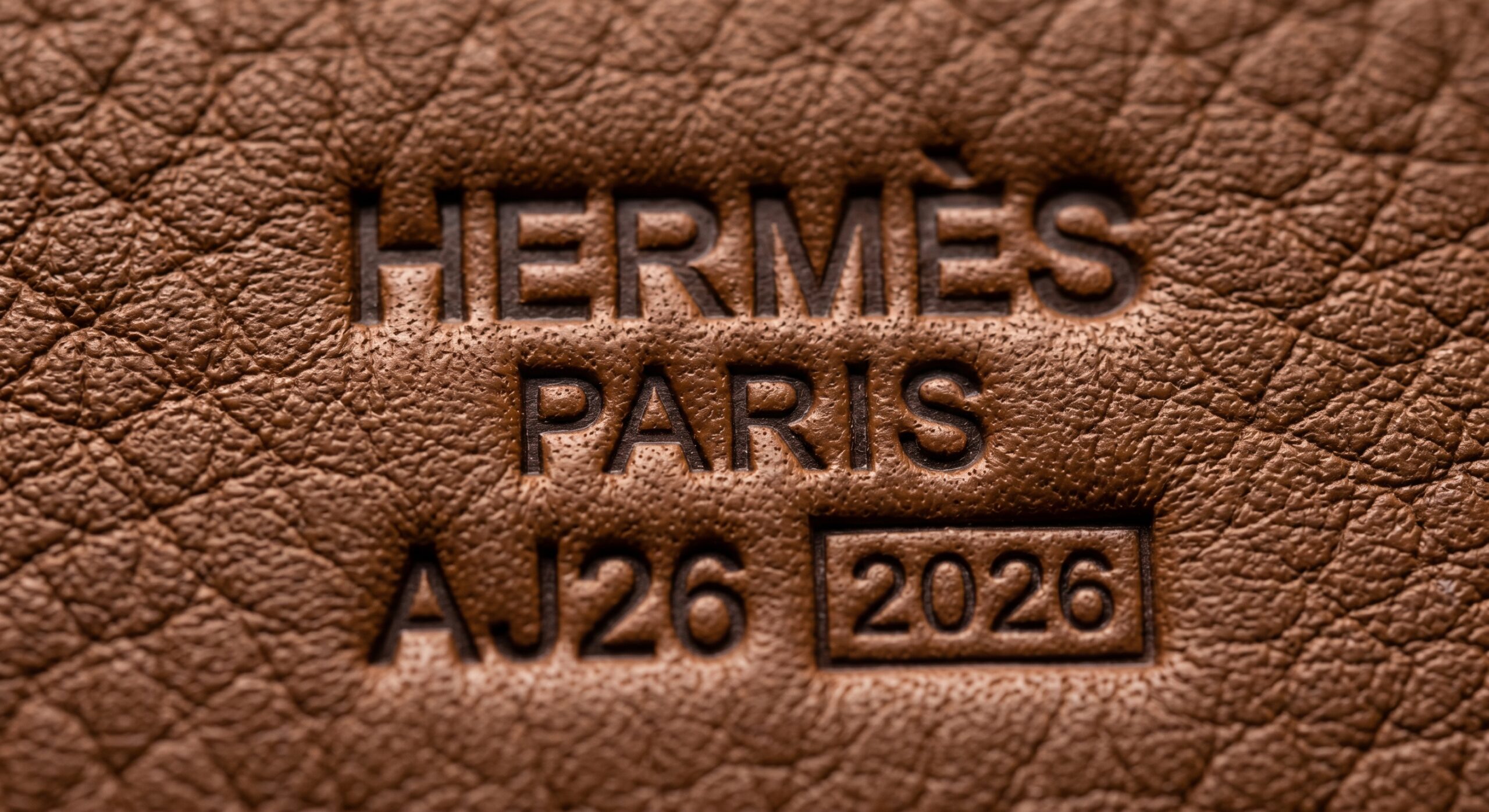 Hermes blind stamp impression depth fibril response Togo Epsom Barenia comparison