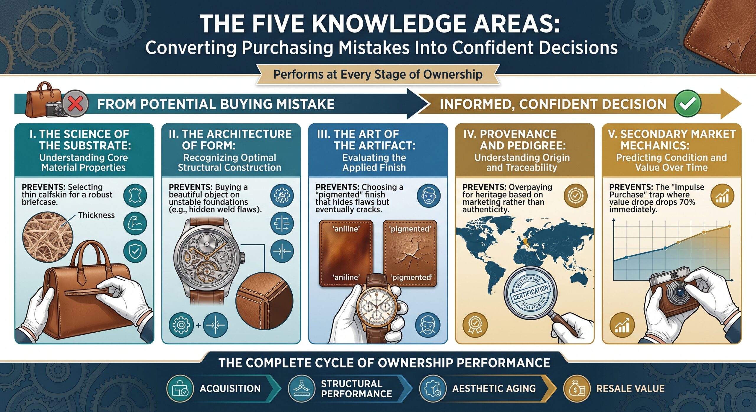 Hermes leather knowledge investment buyer advantage long-term ownership