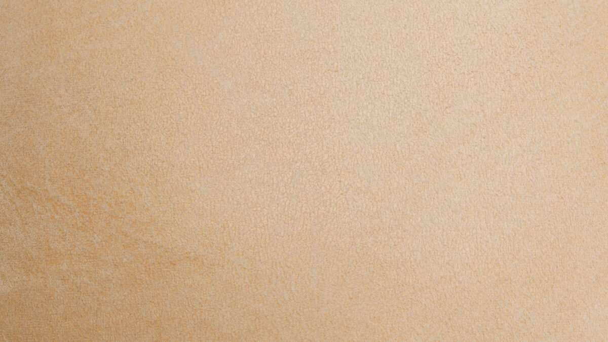 Close-up of soft grained beige goat leather texture